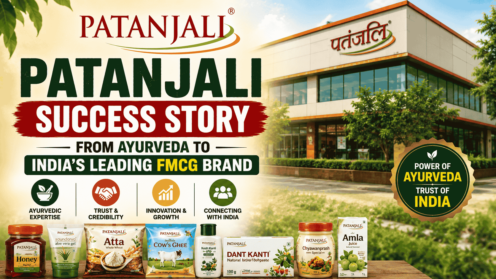 Patanjali Success Story: From Ayurveda to India's Leading FMCG Brand